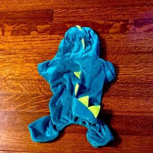 Dinosaur costume for dog